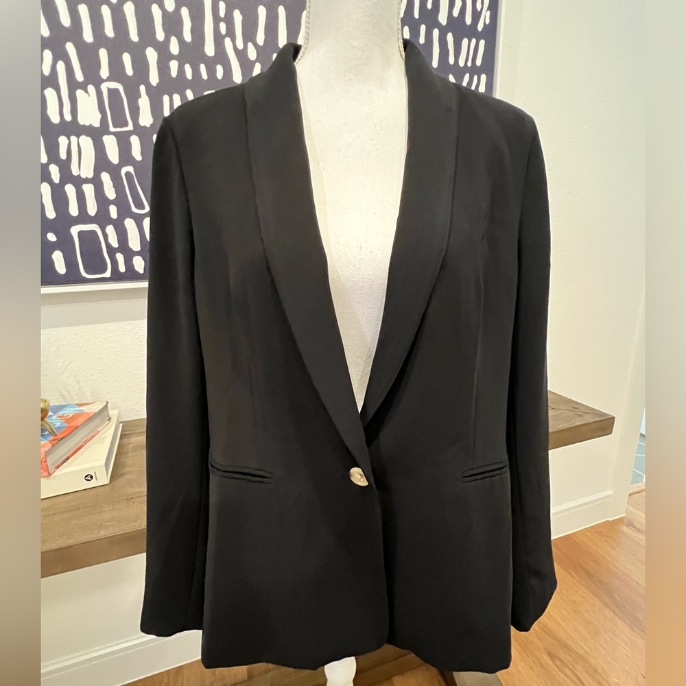 Like New J Crew Women’s Suit Blazer - 16 - Black